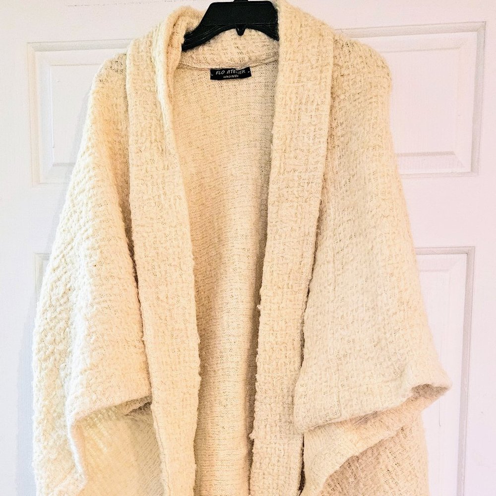 Gently Loved Flo Atelier Hand-Made Wool Cape